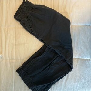 Pact Linen Black Pants